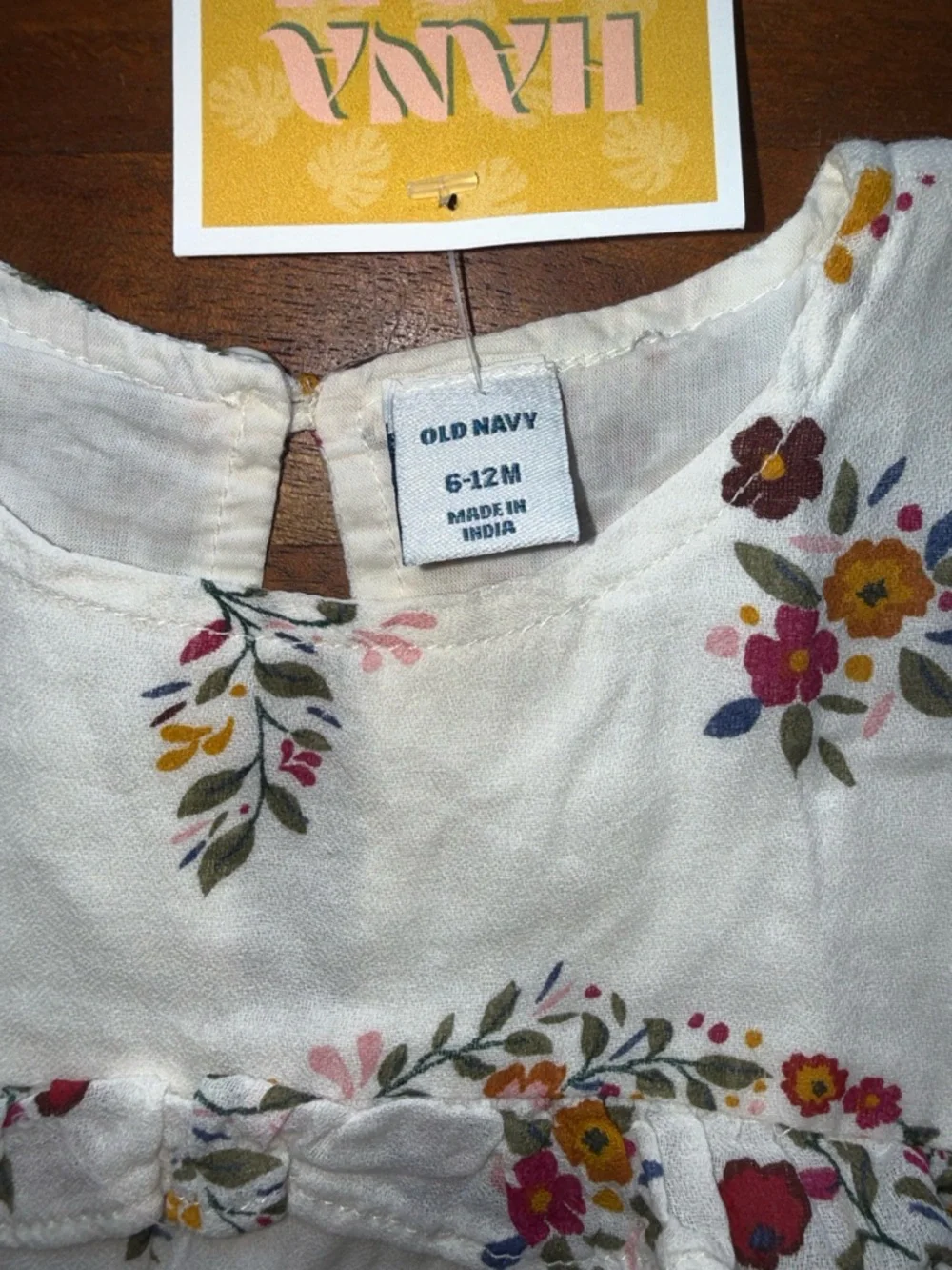 Old Navy cream dress